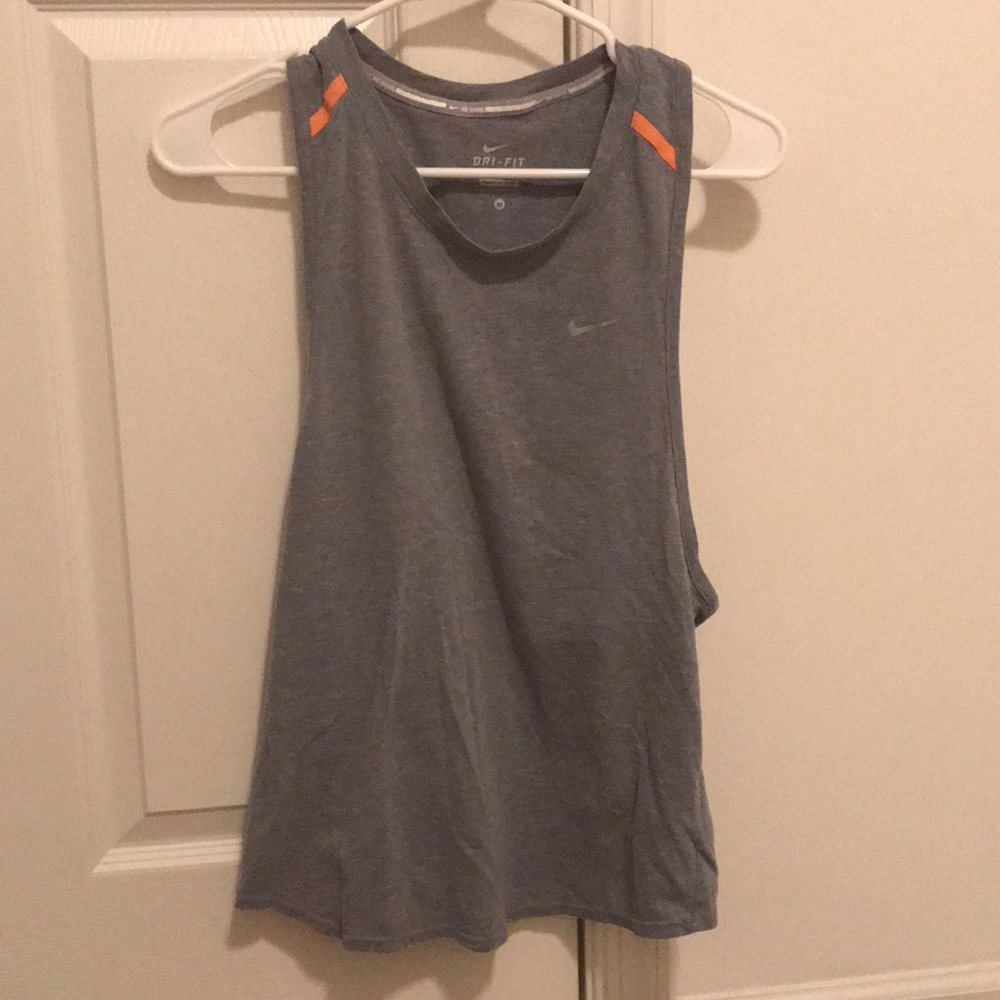 Nike grey workout tank